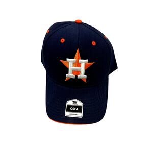 Houston Astros Adjustable Hat MLB Logo Navy Baseball Cap NEW Unisex Adult